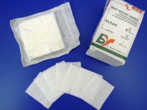 Kompress NW 4-lag BV, 10x10cm steril 5pk