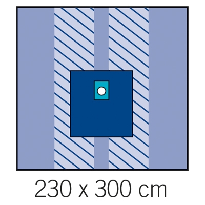 evercare hånd/fotlaken, 230x300cm Ø3.5cm - evercare®