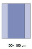 evercare instrumentbordduk, 100x150cm - evercare®