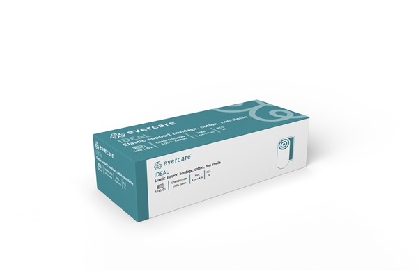 Støttebind Evercare Ideal elastisk av bomull, 6cm x 4m avdelingspakning - evercare® - 2