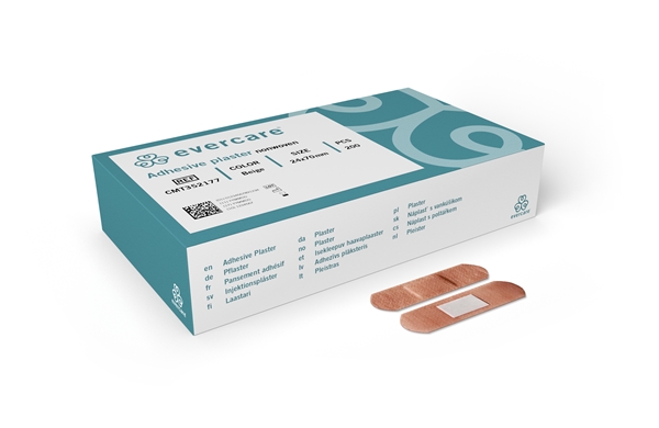 Injeksjonsplaster NW evercare, 2,4x7cm beige - evercare® - 1