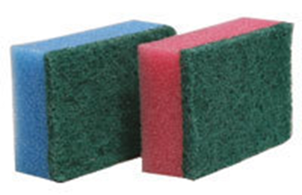 Rengjøringssvamp Scottsbrite, 6x9x3cm Grønn