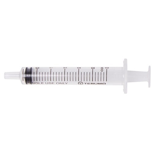 Sprøyte luer 3komp Terumo, 3ml grad 0,1ml sentrert - Terumo