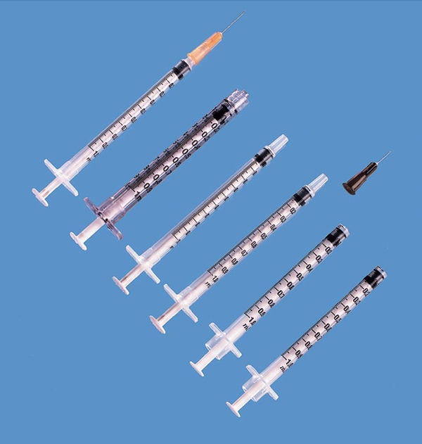 Sprøyte Plastipak, 1ml Luer Slip