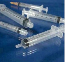 Sprøyte BD PlastiPak, Luer sentrert LF 5ml