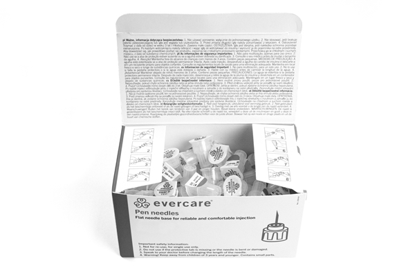 Pennekanyle Evercare , 30G 0,30 x 8 mm Orange - evercare® - 3