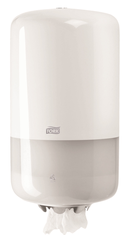 Dispenser Tørkerull, Tørk 558000 M1 mini hvit - Tork