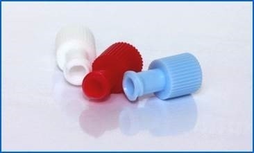 Propp infusjon Kombistopper, Rød luerlock - KD-STOP