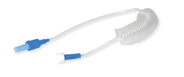 Forlengelsesslange evercare, 200cm 1x2mm spiral - evercare® inLine - 2