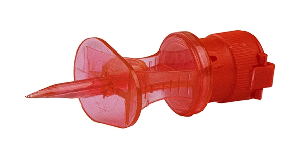 Spike opptrekk Kraken Chemo, luft- partikelfilter rød - evercare® - 2