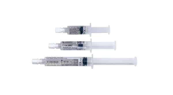 Sprøyte prefylt Polyflush DS, 10ml NaCl 0,9% steril steril - PolyFlush
