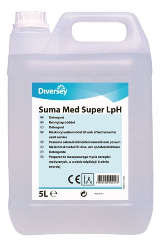 Suma Med Super LpH 5L, Vaskemiddel tildekonataminator - Suma