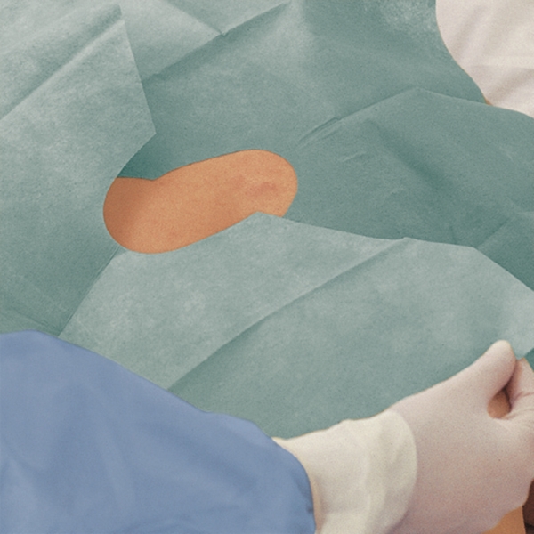 Foliodrape Hullduk heftende , 45x75cm 2-delt