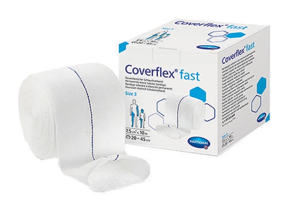 Tubebandasje viskose Coverflex, 10,75cmx10m gul nr4 - Coverflex