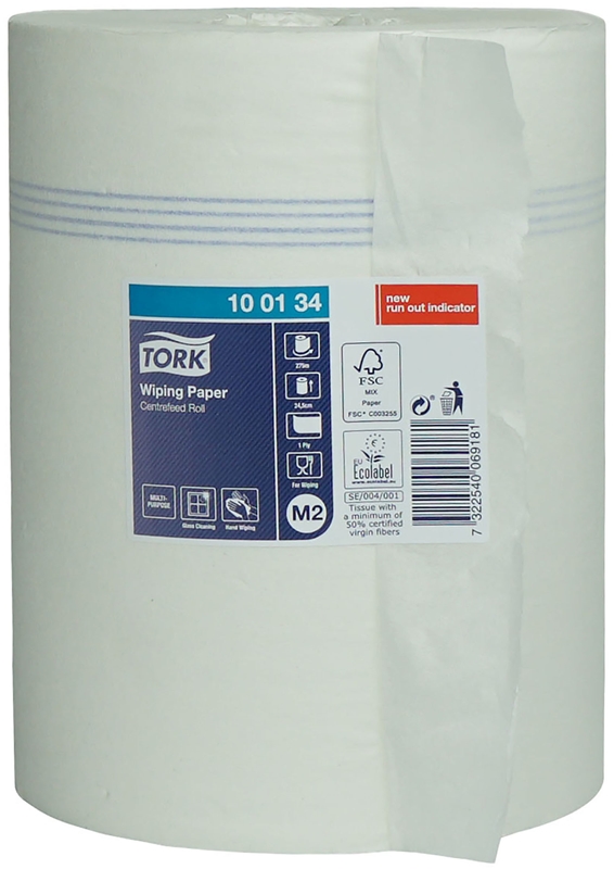 Tørkepapir Tork Advanced, Sentrummatet M2 275m - 1