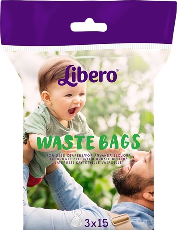 Bleie LIBERO avfallspose 3x15, .