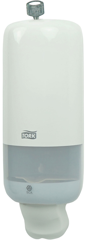 Tork dispenser for flytende såpe, Tork Hvit Plast - Tork - 1