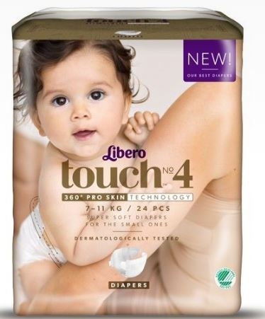 Bleie LIBERO Comfort 4, 7-11kg - Libero
