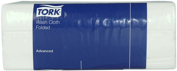 Vaskelapp papir 6-lags, 19x25cm hvit Tørk Advanced - 3