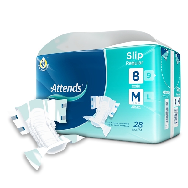 Attends Slip 8 Regular, Medium - Attends