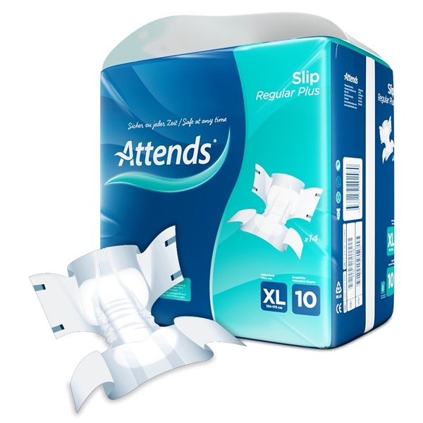 Attends Slip Regular Plus 10, XL - Attends