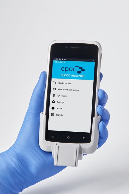 EPOC NXS Host , Skjerm epoc blodanalysator