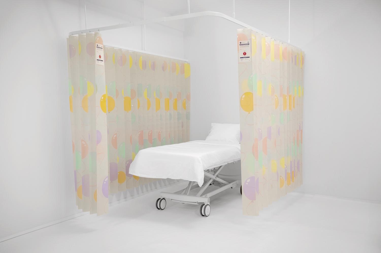 Gardin Engangs med barnemotiv, 375x200cm-Fixed Qfit