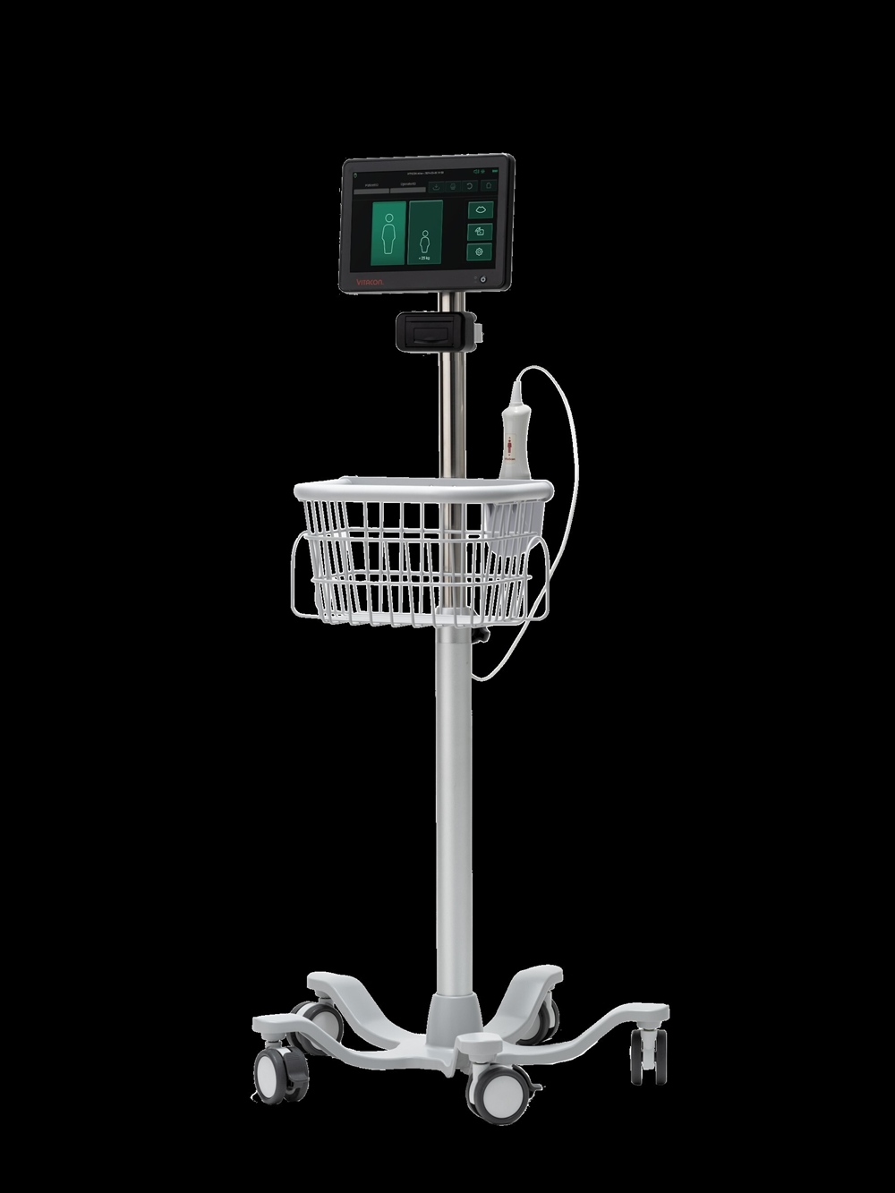 Vitascan cVue blæreskanner, Inkl. probe og trillestativ