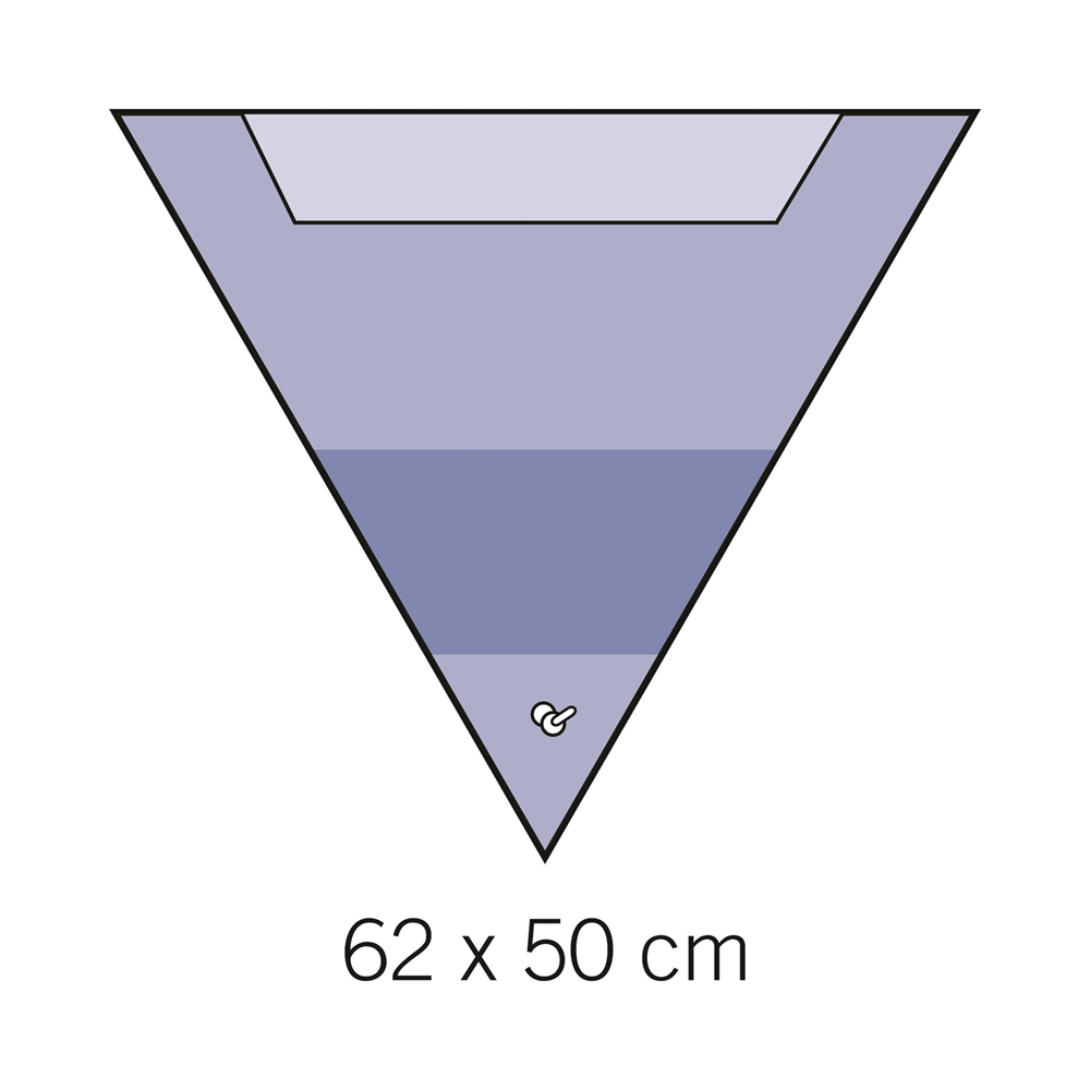 Væskeoppsamlingspose evercare, 62x50cm Med Sil Og Bunnventil - evercare®