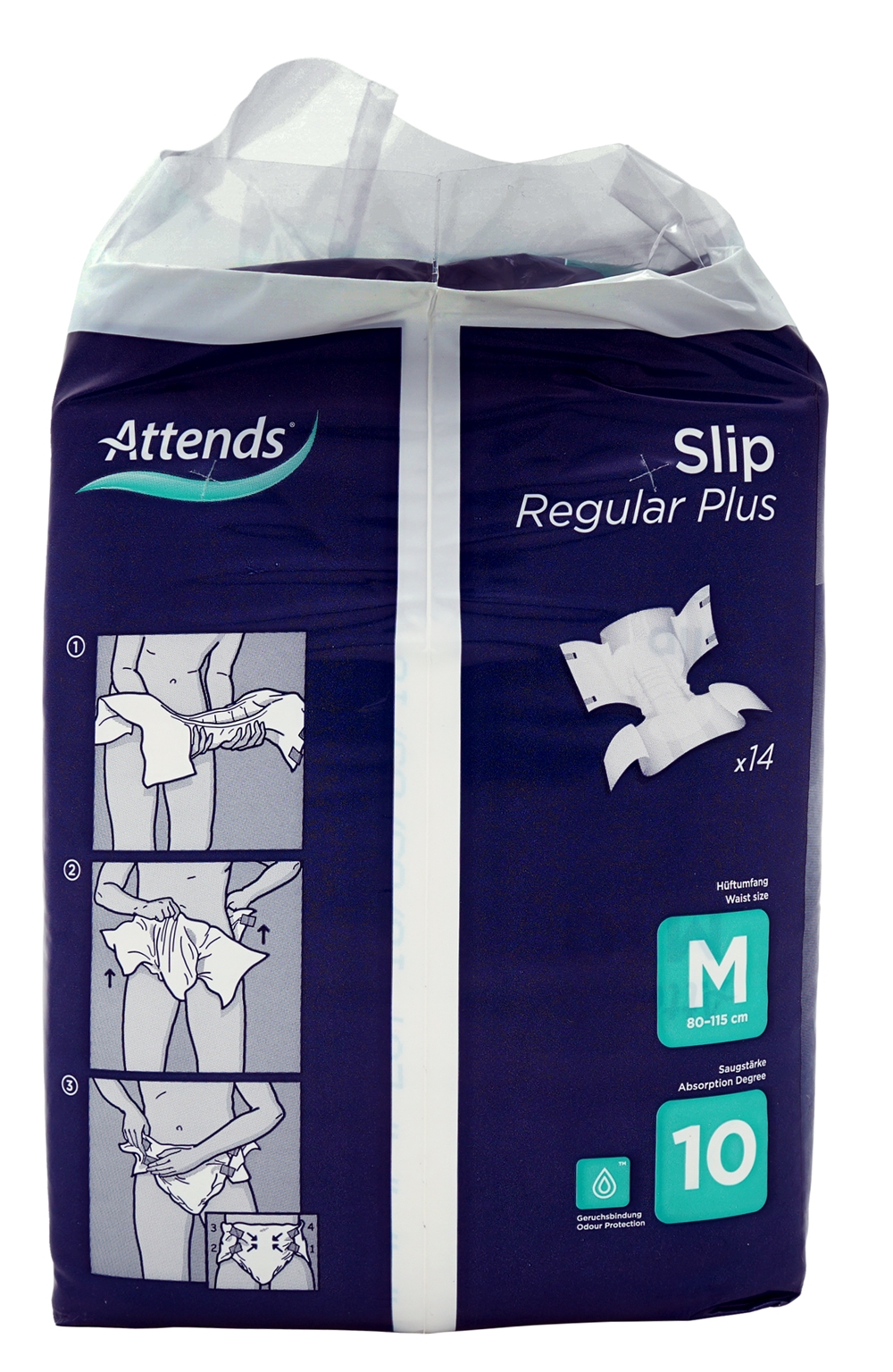 Attends Slip 10 Regular Plus