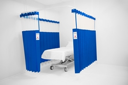 Gardin Engangs Pasific Blue, 375x200cm-S krok 55cm mesh - 1