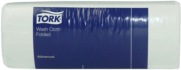 Tvättlapp papper 4L z-vikt, 19x25cm vit Tork Advanced  - 3