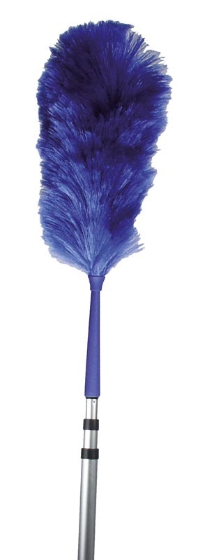Dammvippa MAX med teleskaft, 130-250cm blå - MAX