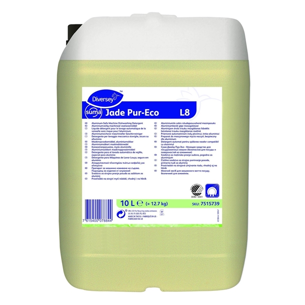 Diskmedel maskin flytande, 10L Suma Jade Pur-Eco L8 Svan - Suma
