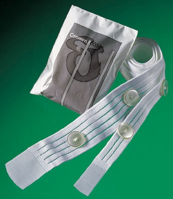 Fixeringsband för urinpåse, Conveen m knappar - Conveen