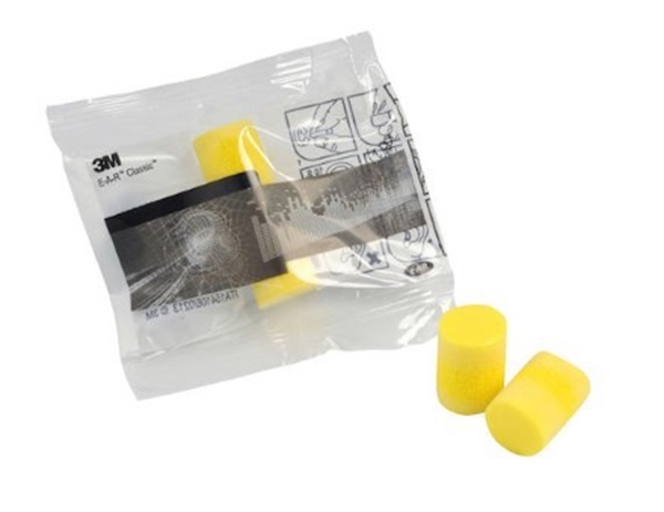 Öronpropp EAR Classic 3M, polybag gul - MOLDEX