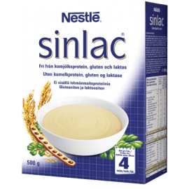 Sinlac Specialgröt, 1x500g från 4 månader
