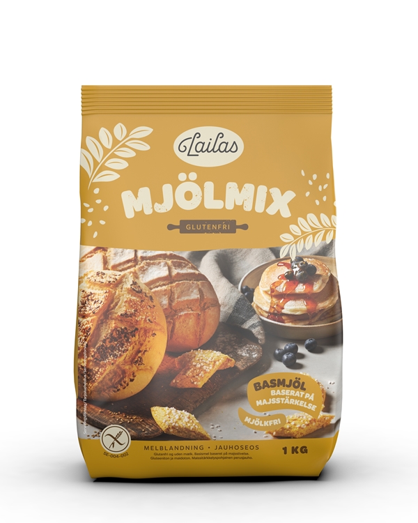 Mjölmix Lailas majsbaserad, 1000g Lailas Kocken