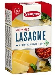 Lasagneplattor GF Semper  , 250g Semper