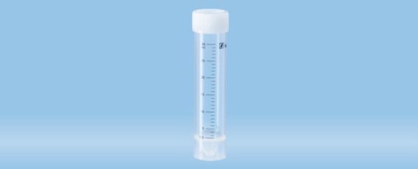Rör konisk botten med skruvlock, 30ml D25xH107mm PP sterilt