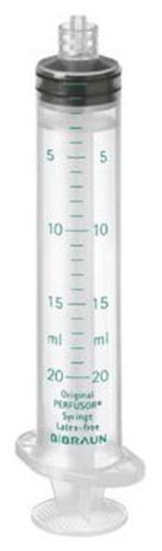 Spruta luerlock 3komp Perfusor, 20ml grad 1,0ml