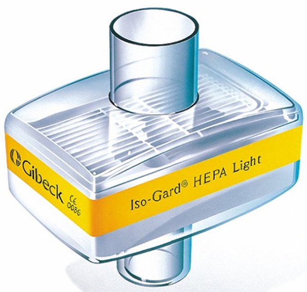 Bakterie/virusfilter IsoGardLight, 80ml u port - Gibeck ISO-Gard