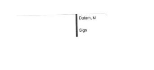 Etikett Datum Kl. Sign., 12x50mm