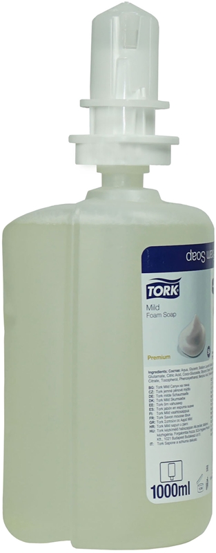 Skumtvål Tork Premium S4, 1L Extra Mild parfymerad - 2