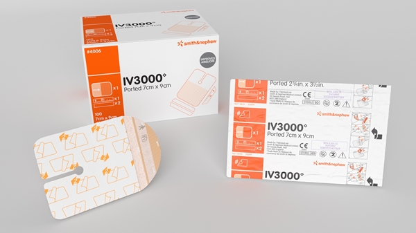 Venkateterförband Opsite IV3000, 5x6cm slits ped - Opsite