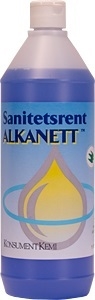 Sanitetsrengöringsmedel Alkanett, 1L pH=10,5 Bra Miljöval
