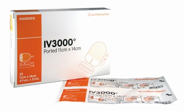 Venkateterförband Opsite IV3000, 11x14cm PICC slits - Opsite