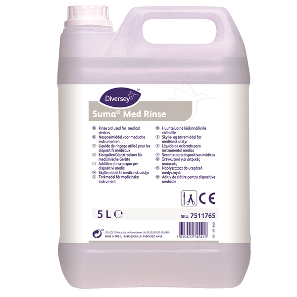 Torkmedel disk/spoldesinfektion, 5L Suma Med Rinse - Suma