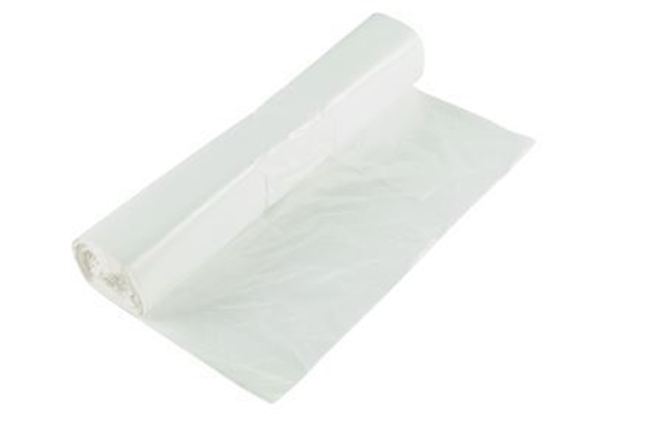 Avfallspåse LLD plast, 28L 510x570mm 30my vit