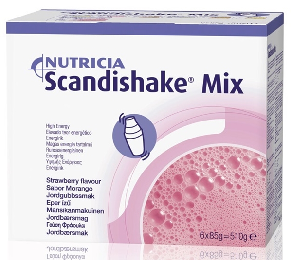 Scandishake Mix, 6x85g jordgubb
